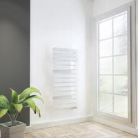 Handdoekradiator HSK Yenga | 60x121.4 cm | CV en/of electrische werking | Wit