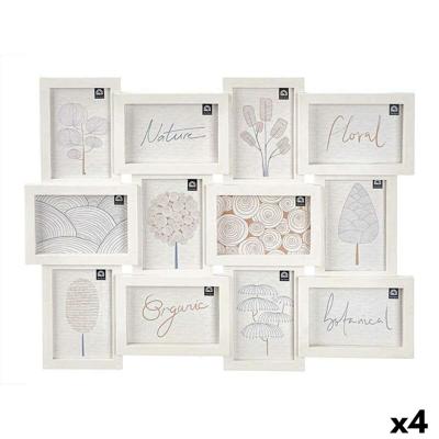 Muurfotlijst Gift Decor Wit Polypropyleen (4 Stuks)
