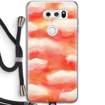 Lichte Wolken: LG V30 Transparant Hoesje met koord
