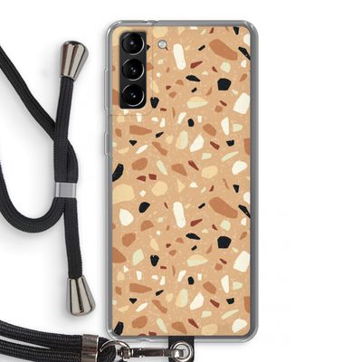Terrazzo N°17: Samsung Galaxy S21 Plus Transparant Hoesje met koord