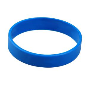 Siliconen armbandjes - stretch - blauw - polsbandjes - volwassenen