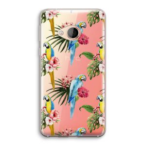 Kleurrijke papegaaien: HTC U Play Transparant Hoesje