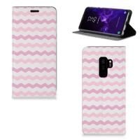 Samsung Galaxy S9 Plus | Hoesje met Magneet | Waves Roze