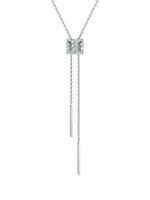 De Beers Jewellers collier Dewdrop en or blanc 18ct serti de diamants - Argent - thumbnail