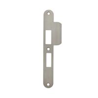 Intersteel sluitplaat voor veiligheidsslot SKG** profielcilindergat 55 mm DIN links RVS