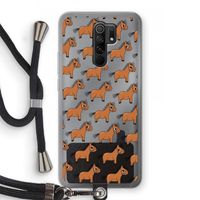 Pony: Xiaomi Redmi 9 Transparant Hoesje met koord
