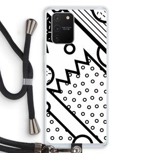 Pop Art #4: Samsung Galaxy S10 Lite Transparant Hoesje met koord