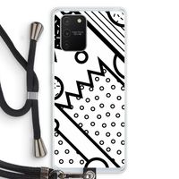 Pop Art #4: Samsung Galaxy S10 Lite Transparant Hoesje met koord