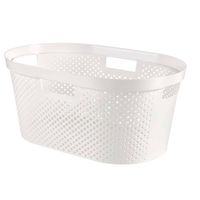 Curver Infinity Dots wasmand - 40L - wit - thumbnail