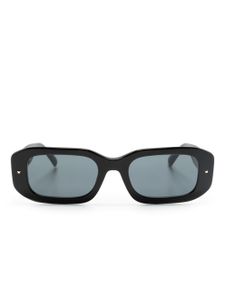 Chiara Ferragni lunettes de soleil rectangulaires à logo imprimé - Noir