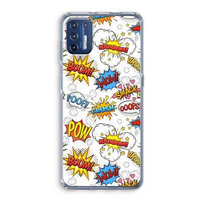 Pow Smack: Motorola Moto G9 Plus Transparant Hoesje