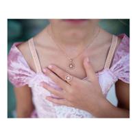 Great Pretenders Sneeuwvlok ketting & ring set - 2st.