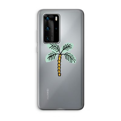 Palmboom: Huawei P40 Pro Transparant Hoesje