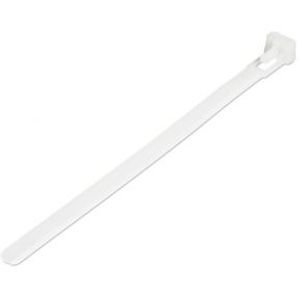 StarTech.com CBMZTRB6 kabelbinder Losmaakbare kabelbinder Nylon, Kunststof Wit 100 stuk(s)