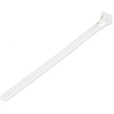 StarTech.com CBMZTRB6 kabelbinder Losmaakbare kabelbinder Nylon, Kunststof Wit 100 stuk(s)