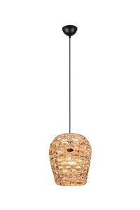 Trio Landelijke hanglampJean Ø 29cm rotan - R36221036