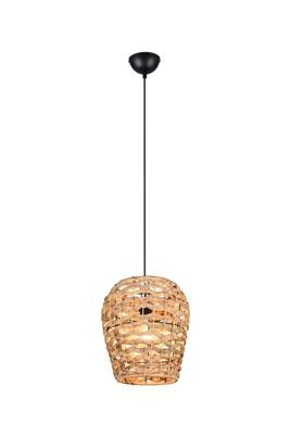 Trio Landelijke hanglampJean Ø 29cm rotan - R36221036