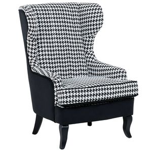 Beliani MOLDE - Fauteuil-Zwart-Polyester