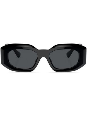 Versace Eyewear lunettes de soleil Medusa à monture géométrique - Noir
