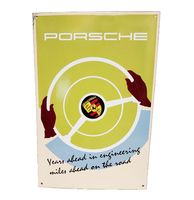 Porsche Years Ahead Emaille Bord - 52 x 35 cm - thumbnail