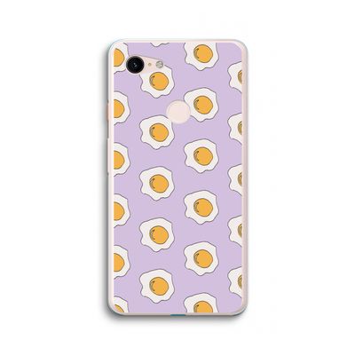 Bacon to my eggs #1: Google Pixel 3 XL Transparant Hoesje