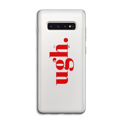 Ugh: Samsung Galaxy S10 4G Transparant Hoesje
