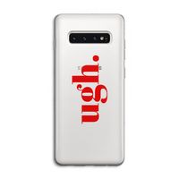 Ugh: Samsung Galaxy S10 4G Transparant Hoesje
