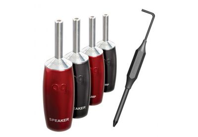 Audioquest 500 Series Banana Silver (Set van 4)