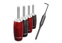 Audioquest 500 Series Banana Silver (Set van 4) - thumbnail