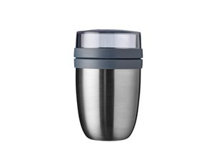 Mepal Lunchpot elipse - geïsoleerd -natural brushed