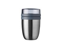 Mepal Lunchpot elipse - geïsoleerd -natural brushed