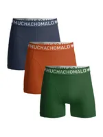 Muchachomalo 3-Pack Heren Boxershort - Solid