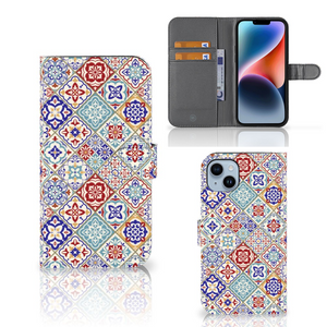 iPhone 15 Plus Bookcase Tiles Color