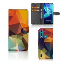 Motorola G8 Power Lite | Book Case | Polygon Color