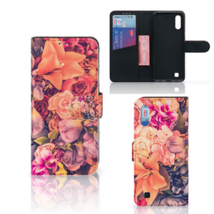 Samsung Galaxy M10 Hoesje Bosje Bloemen