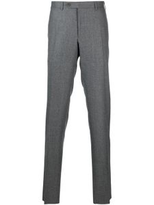 Canali pantalon en laine à coupe droite - Gris