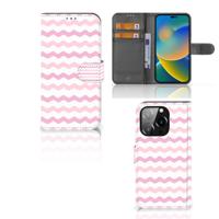 iPhone 14 Pro | Telefoon Hoesje | Waves Roze