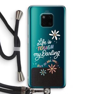 Tough Life: Huawei Mate 20 Pro Transparant Hoesje met koord