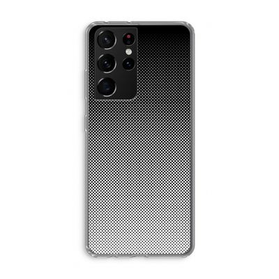 Musketon Halftone: Samsung Galaxy S21 Ultra Transparant Hoesje