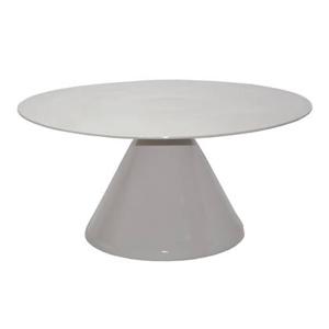 Giga Meubel - Salontafel Rond - Beige Glans - 69x69x33,5cm - Kelsi