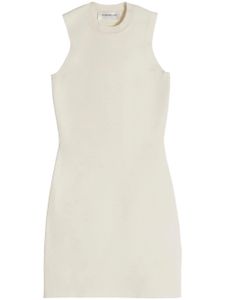 Victoria Beckham robe courte à design moulant - Blanc