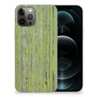 iPhone 12 Pro Max | Bumper Hoesje | Green Wood