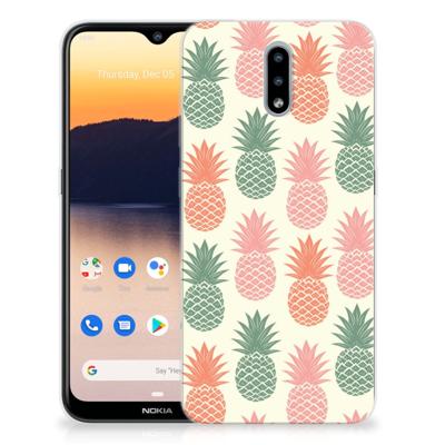 Nokia 2.3 | Siliconen Case | Ananas