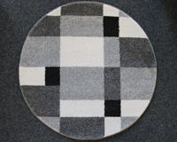Vloerkleed Casa 853-95 Grey-Ø 120 cm
