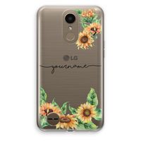 Zonnebloemen: LG K10 (2017) Transparant Hoesje