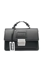 Kenzo sac main en cuir à logo embossé - Noir