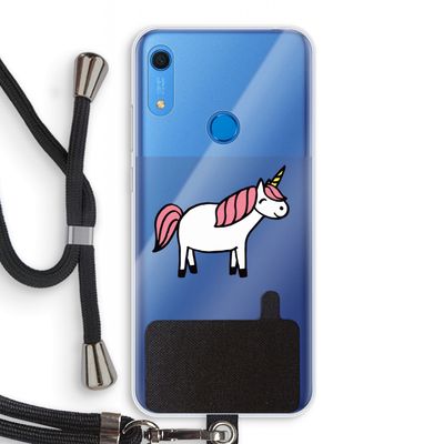 Eenhoorn: Huawei Y6s Transparant Hoesje met koord