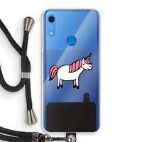 Eenhoorn: Huawei Y6s Transparant Hoesje met koord
