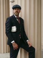 Maatpak Voor Heren | 3-delig Pak | Marineblauw Barleycorn | Finn Shelby | Peaky Blinders | Peaky Blinders