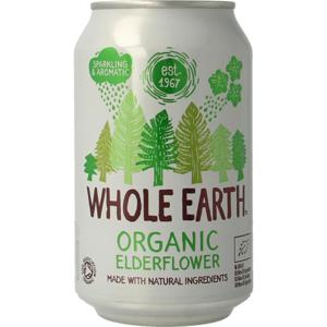 Whole Earth Sparkling elderflower bio